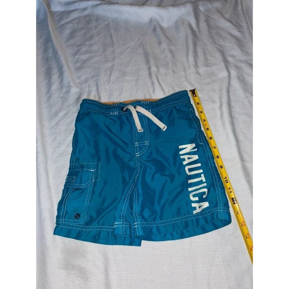 Boy’s Nautica Blue Swim Trunks Size  4